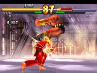une photo d'Ã©cran de Street Fighter EX 2 Plus sur Sony Playstation